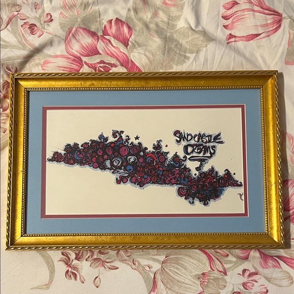 Framed Sandcastle Dreams Art Print